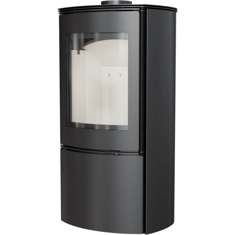 Stufa a Legna 6/11KW in Acciaio Flig Santa Monica Nera