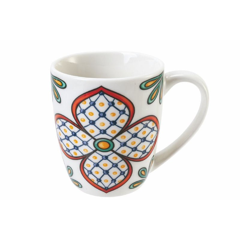 Set 6 Tazzine da Caffè Ø5,8x6,8 cm in Bone China VdE Tivoli 1996 Barrio