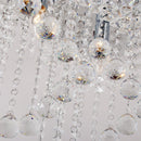 Lampadario a Sospensione Moderno in Cristallo 40x25x40 cm 