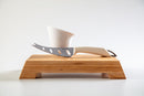 Kit Aperitivo Tagliere Legno Scuro 27,3x20,7x4,5 cm con Accessori