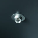 Luce Led 33 mm Orientabile Convertitore 15 W Luce Bianca Naturale Alluminio Opaco 6 Pezzi Emuca