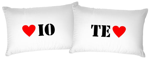 Lot de 2 taies d'oreiller avec impression numérique en coton imprimé 03 sconto