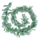 Ghirlanda di Natale Artificiale 2,9m Ramo di Albero Innevato in PVC