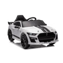 Macchina Elettrica per Bambini Licenza Ufficiale Ford Mustang Shelby Telecomandata 10,8V 3,1Ah Bianco      