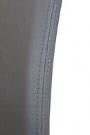 Sedia Cammie 41x50x91 h cm in Similpelle Grigio scuro