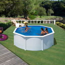 Piscina Rotonda Fuori Terra Ø300xh120 cm in Acciaio e PVC Gre Fidji