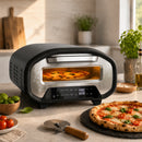 Forno per Pizza Elettrico da Interno 46x49,7x28 cm con 8 Programmi Preimpostati 430°C Timer e Pietra in Ceramica per Pizza da 30,5 cm 2200 W      