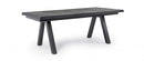 Tavolo Allungabile da Giardino 205-265x103x78h cm Krion Antracite