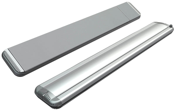 prezzo Chauffage Électrique Infrarouge 211x20,1x5,8 cm Plafond 3200W en Aluminium Dimmable Moel Hot-Top Argent