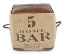 Pouf Sanpark Five in Pelle