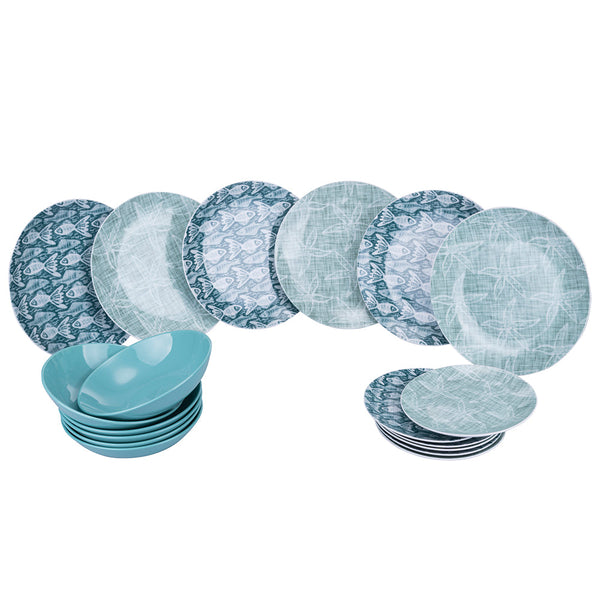 sconto Service de Table 18 Pièces en Porcelaine et Grès VdE Tivoli 1996 Cozumel