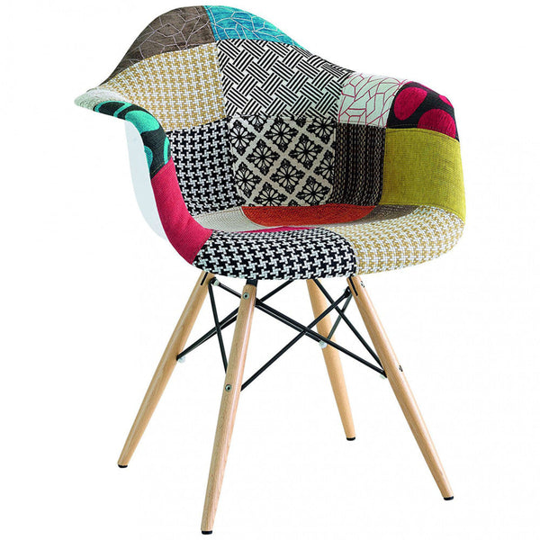 Chaise Moritz 53x47x82 h cm en Patchwork Wood online