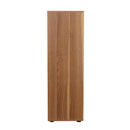 Libreria Mobiletto 9 Scomparti 5 Ante 88.8x29x90.5 cm in Legno MDF Effetto Naturale