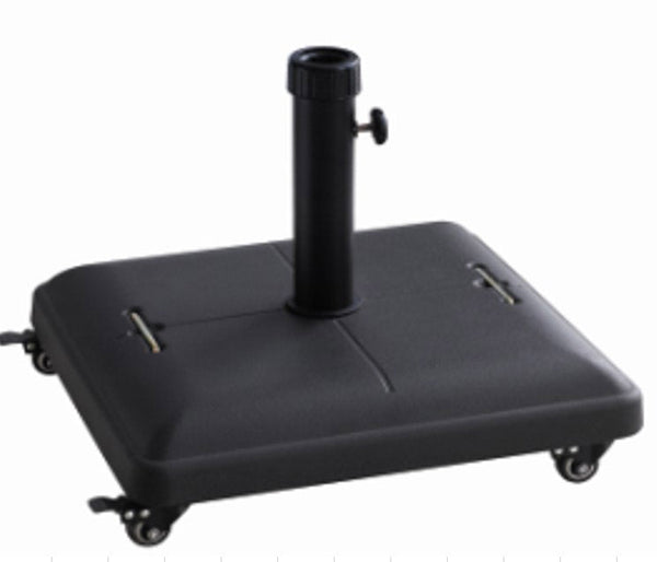 prezzo Socle pour Parasol de Jardin 50x50x43 cm en Ciment et Fer Noir