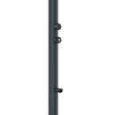 Doccia da Giardino ad Acqua Fredda in Alluminio Temporizzata con Lavapiedi Sined Luna Timer P Grigio 