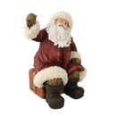 Pupazzo Babbo Natale in Resina rosso cm 24,5x20,5xh32,5