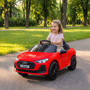 Macchina Elettrica per Bambini 12 V Audi A5L 101x55x43 cm con Telecomando e 2 Motori in PP Rosso      