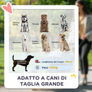 Passeggino per Cani Taglia Grande 124x67x100 cm Pieghevole con Finestre a Rete Nero  