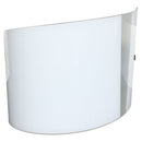 Applique 1xE27 Montatura Bianca Vetro Lastra Cono Bianco E-Energy Gilda