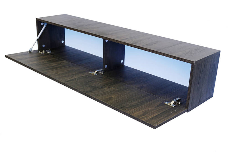 Mobile Sospeso Orizzontale Rettangolare da Salotto 29x139x31cm TFT  Cube Miele