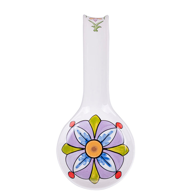 Poggiamestolo 27,8x12,4x3,5 cm  in Ceramica VdE Tivoli 1996 Infinito Lipari