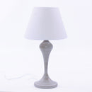 Lampada da Tavolo Ø25xH46 cm in Metallo Grigio