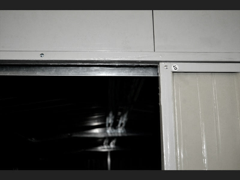 Casetta Box da Giardino in Lamiera di Acciaio Porta Utensili 360x514x230 cm Enaudi Bianca