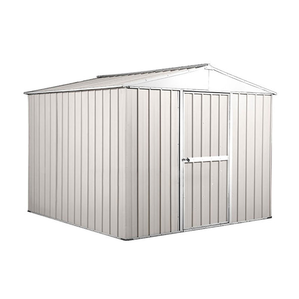 Cabane de jardin en tôle d'acier porte-outils 276x260x212 cm Enaudi Blanc online