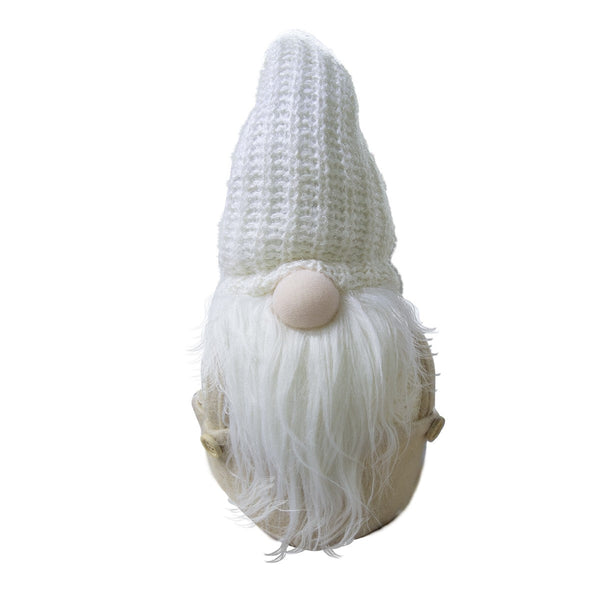 prezzo Lampe Nain Père Noël 15x15x45 cm en Polyester Blanc