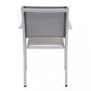 Sedia da Giardino Zante Impilabile 56x60x84 h cm in Textilene Tortora