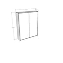 Letto Matrimoniale a Scomparsa Salvaspazio Kentaro H210,5 Cashmere Grigio