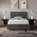 Letto Singolo Adele Grigio Varie Misure