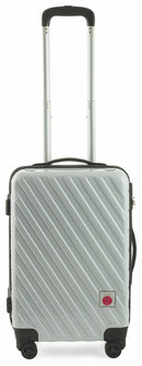 Set 2 Valigie Trolley Rigide in Policarbonato 4 Ruote TSA Soriani Bianco