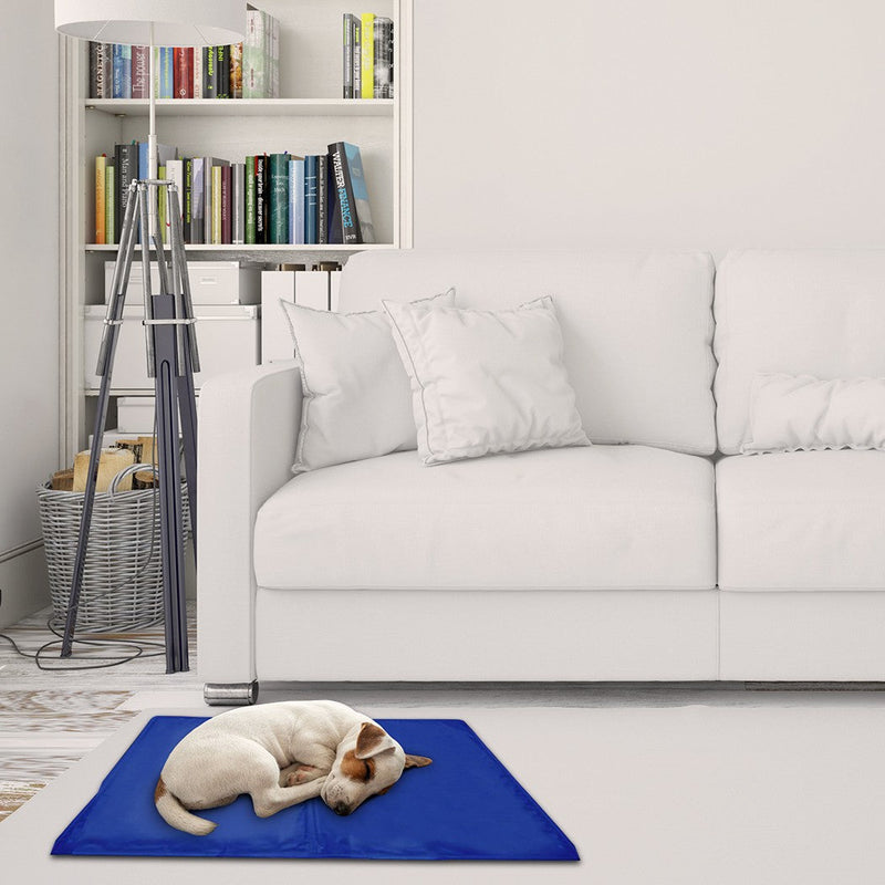 Tappetino 65x50 cm refrigerante con gel rinfrescante per cani taglia media