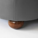 Divano 2 Posti 170x81x77 cm in Similpelle Grigio