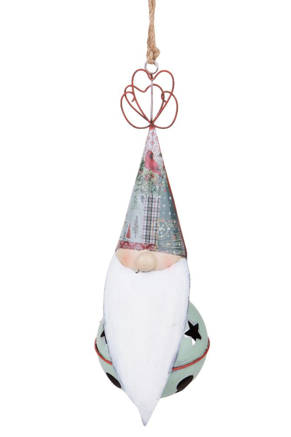 sconto Décorations de Noël Père Noël Sphère à Suspendre Ø 16 cm en Métal