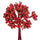 Lot de 12 Pics Baies H12 cm Rouge
