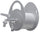 Support de tuyau mural en aluminium Belfer 42/MU avec robinet à double sortie