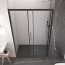 Porta Parete Doccia 140 cm 1 Anta Scorrevole in Cristallo Trasparente 6mm H195 Bonussi Eliane