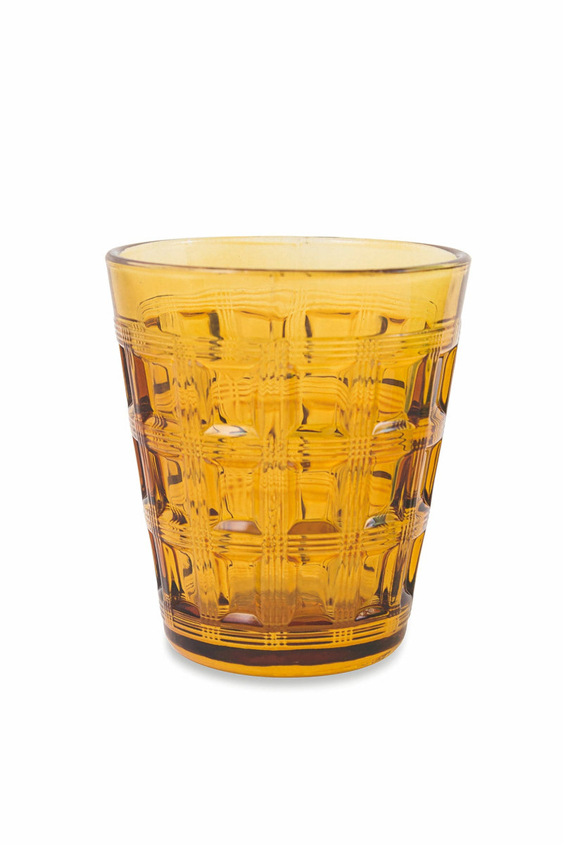 Set 6 Bicchieri Ø9x10 cm in Vetro Villa d'Este Home Tivoli Recta Multicolor