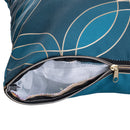 Set 3 Cuscini Decorativi 45x45 cm in Poliestere VdE Tivoli 1996 Vetiver Ottanio