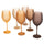 Set 6 Gobelets Effet Glace Happy Hour Chocolat en Verre Villa d'Este Home Tivoli Chocolate