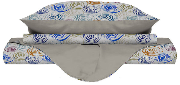Housse de couette avec taies d'oreiller imprimées Spirlas Différentes tailles sconto