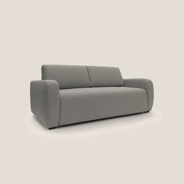 Canapé lit 3 places 215x93x100 cm en tissu taupe acquista