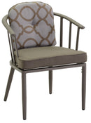 Poltrona da Giardino in Alluminio Ventura Tortora