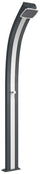Doccia Solare da Esterno Giardino 25L Miscelatore Arkema Spring Fascia Inox Grigio Antracite