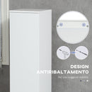 Mobile a Colonna Bagno 30x28x152,5 cm in Legno truciolare Bianco