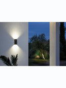 Applique da Esterno a LED 2 a Mezzotubo Sovil Trump Bianco