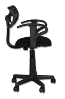 Sedia Poltrona Operativa in Tessuto Vandi Nera