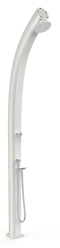 Minuterie de douche de jardin solaire et douchette à main Arkema Jolly Top Line Perla Bianca prezzo